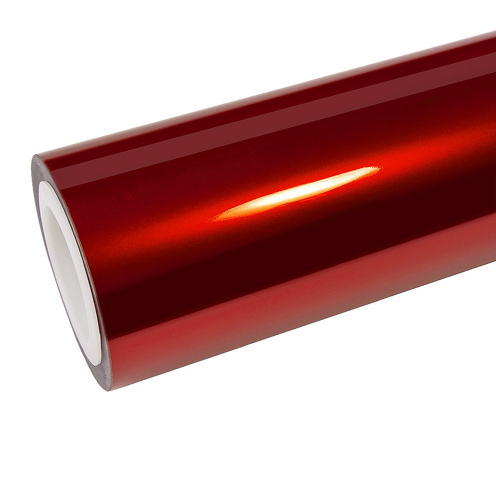 Gloss Metallic Cherry Red Car Wrap Prices PET Liner – Car Vinyl