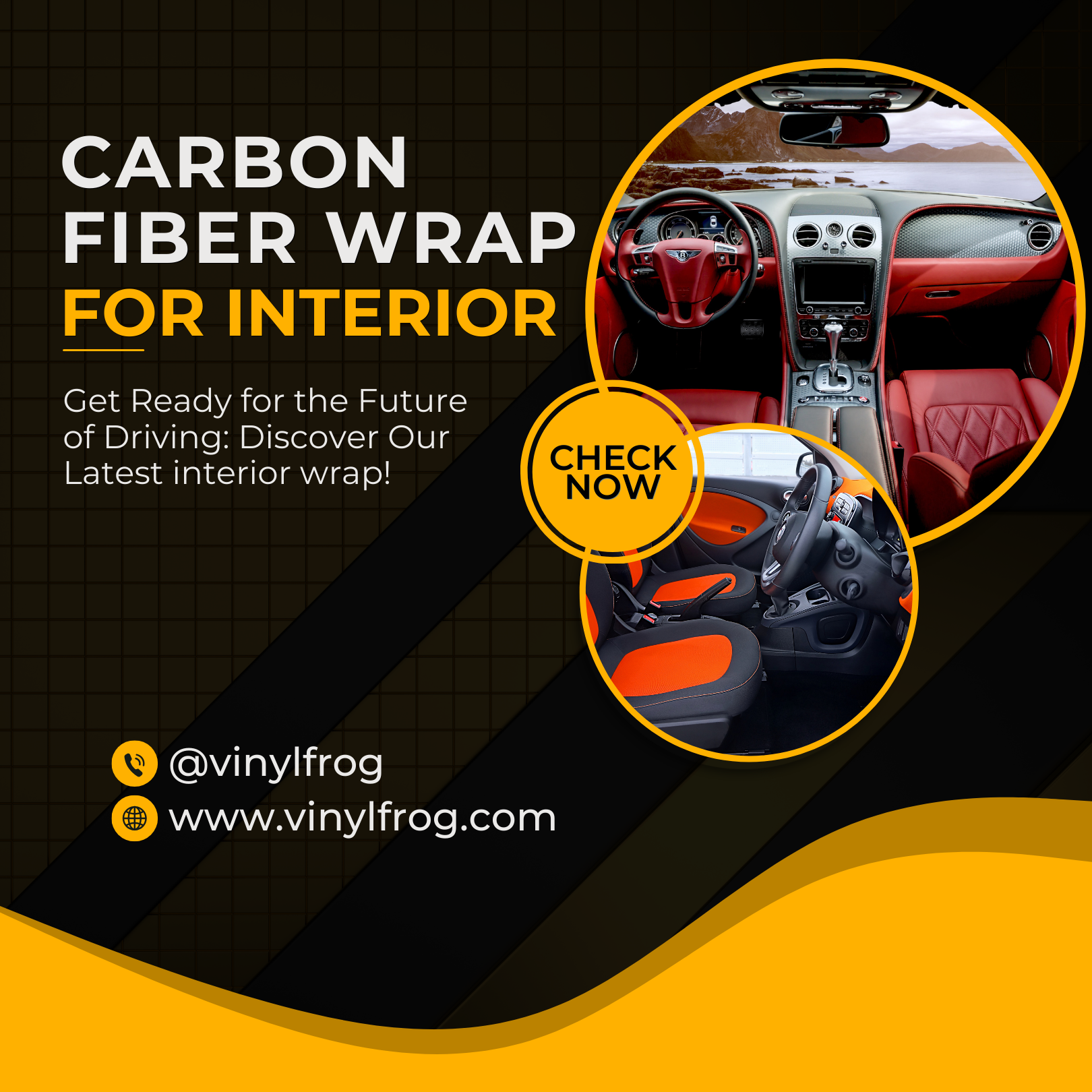 Carbon Fiber Wrap For Interior