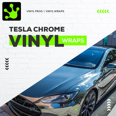 Tesla Chrome Vinyl Wrap