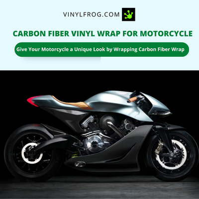 Carbon Fiber Vinyl Wrap For Motorcycle