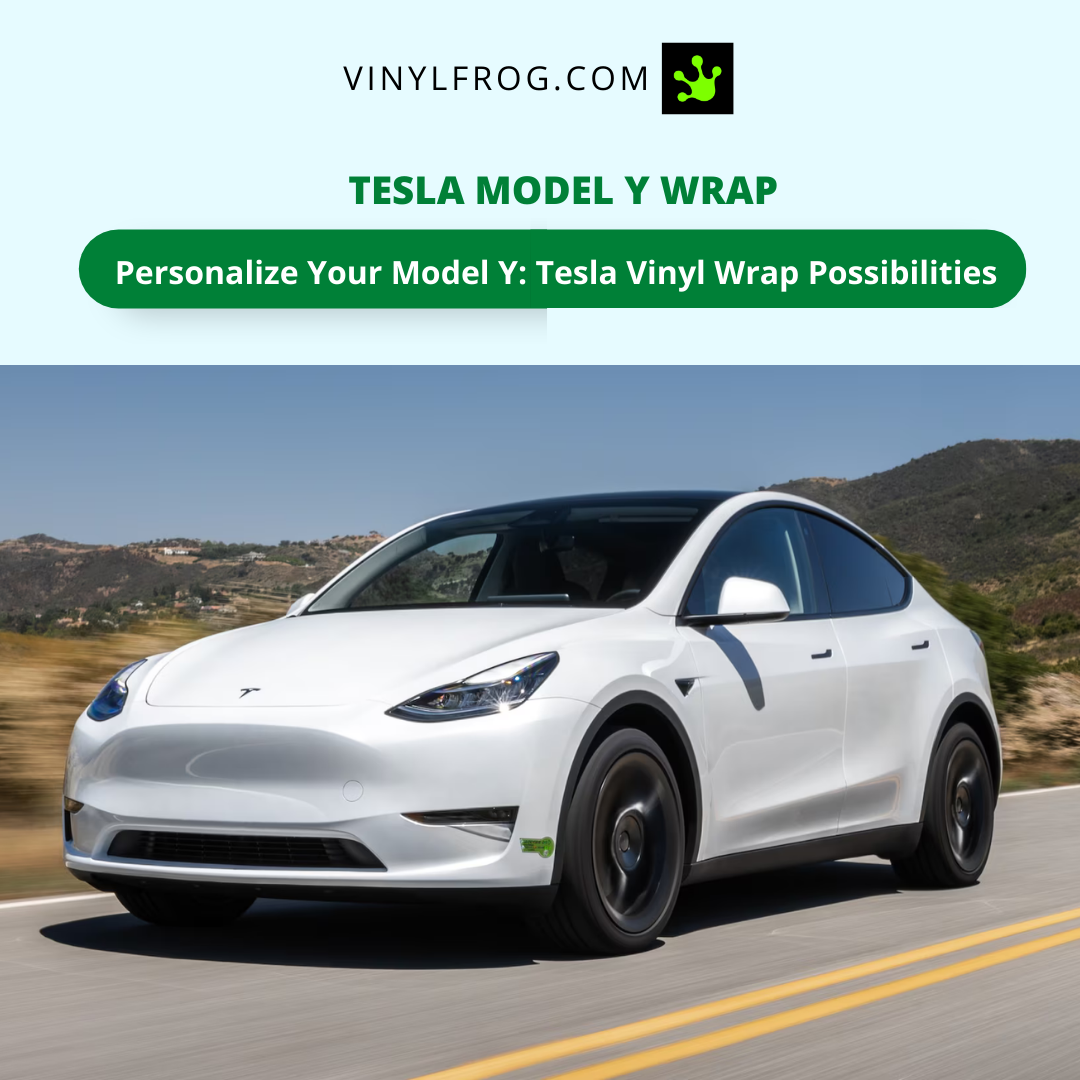 Matte Black Tesla Wrap For Model Y, Model 3 And Model S – vinylfrog