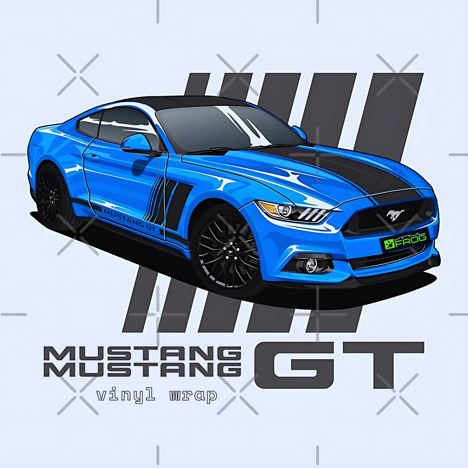 Ford Mustang Car Wraps