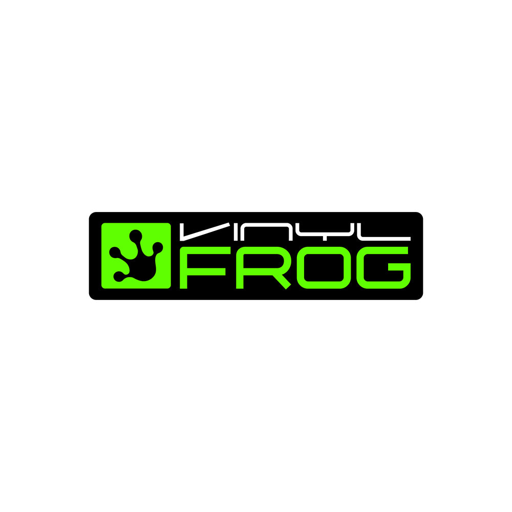 Vinyl Frog Stickers in 4 Designs