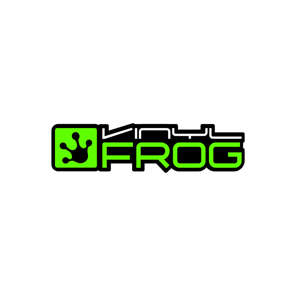 Vinyl Frog Stickers in 4 Designs