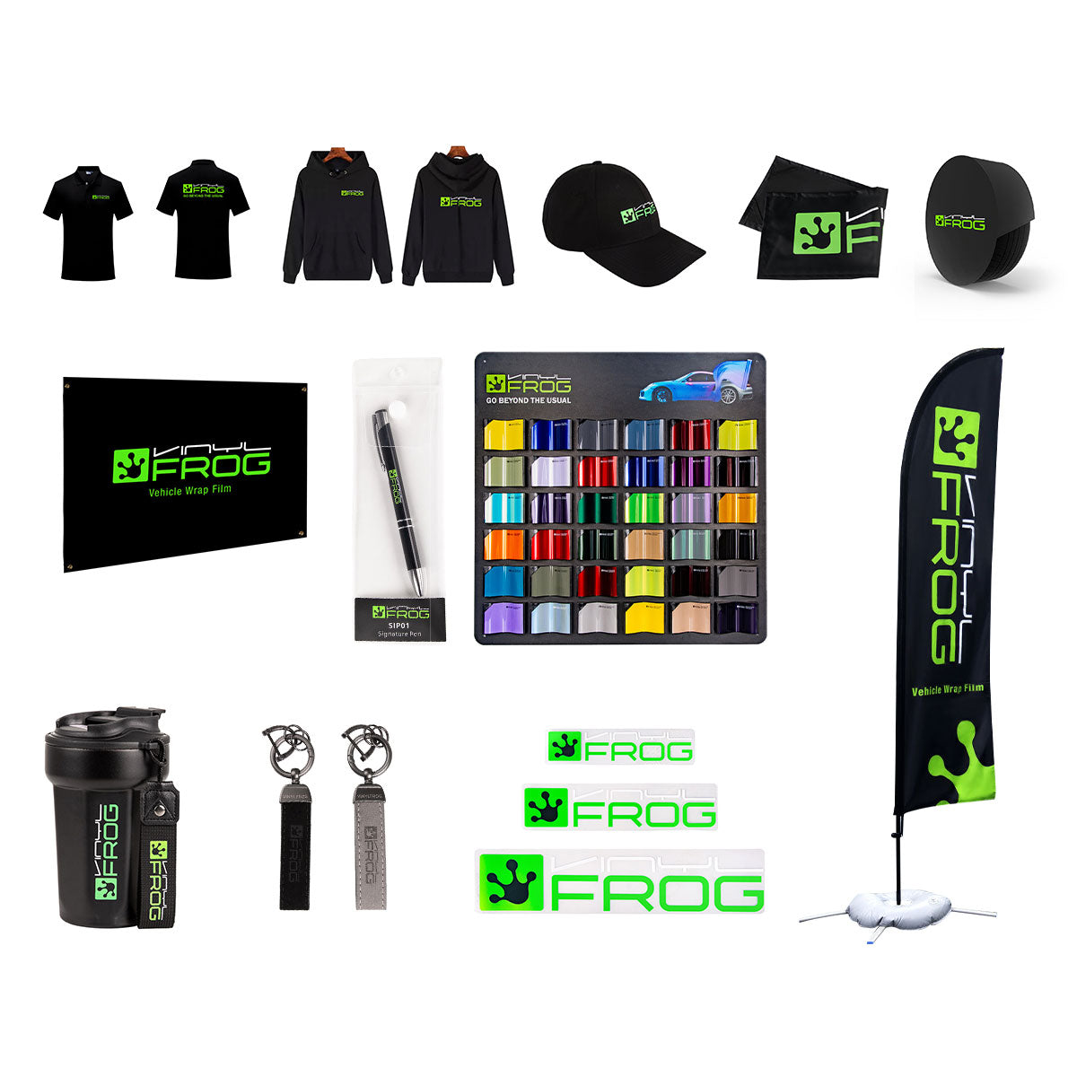 VinylFrog 15-in-1 Branded Merch Accessories Set