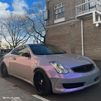 Candy Metallic Gray Purple vinyl wrap