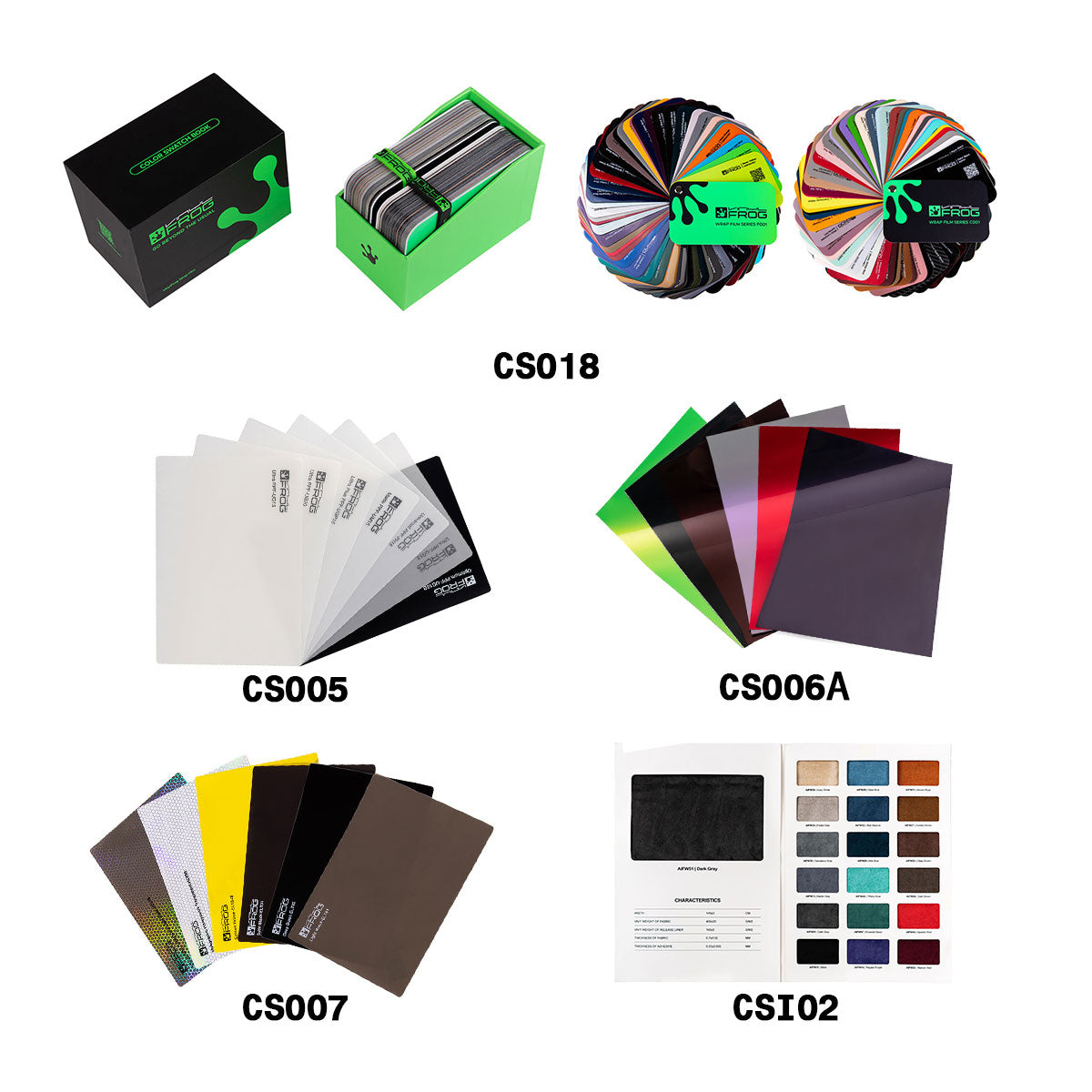 5 in 1 Multi-Sample Car Wrap Kit