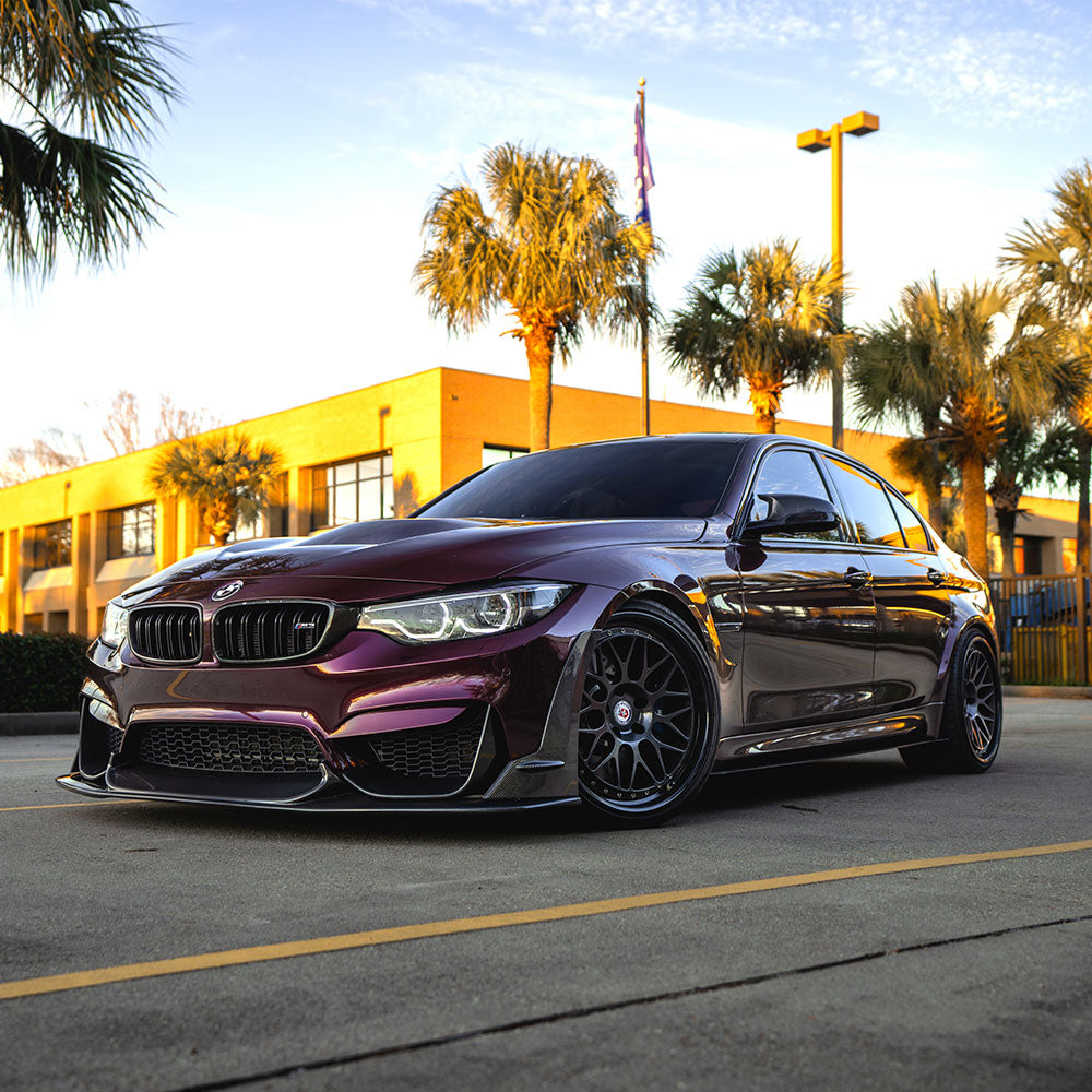 Glossy Metallic Plum Purple Vinyl Wrap