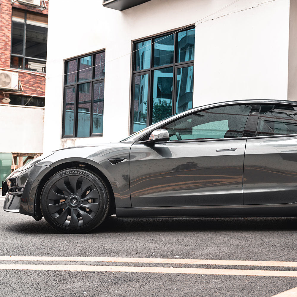 Glossy Metallic Dim Gray Vinyl Wrap