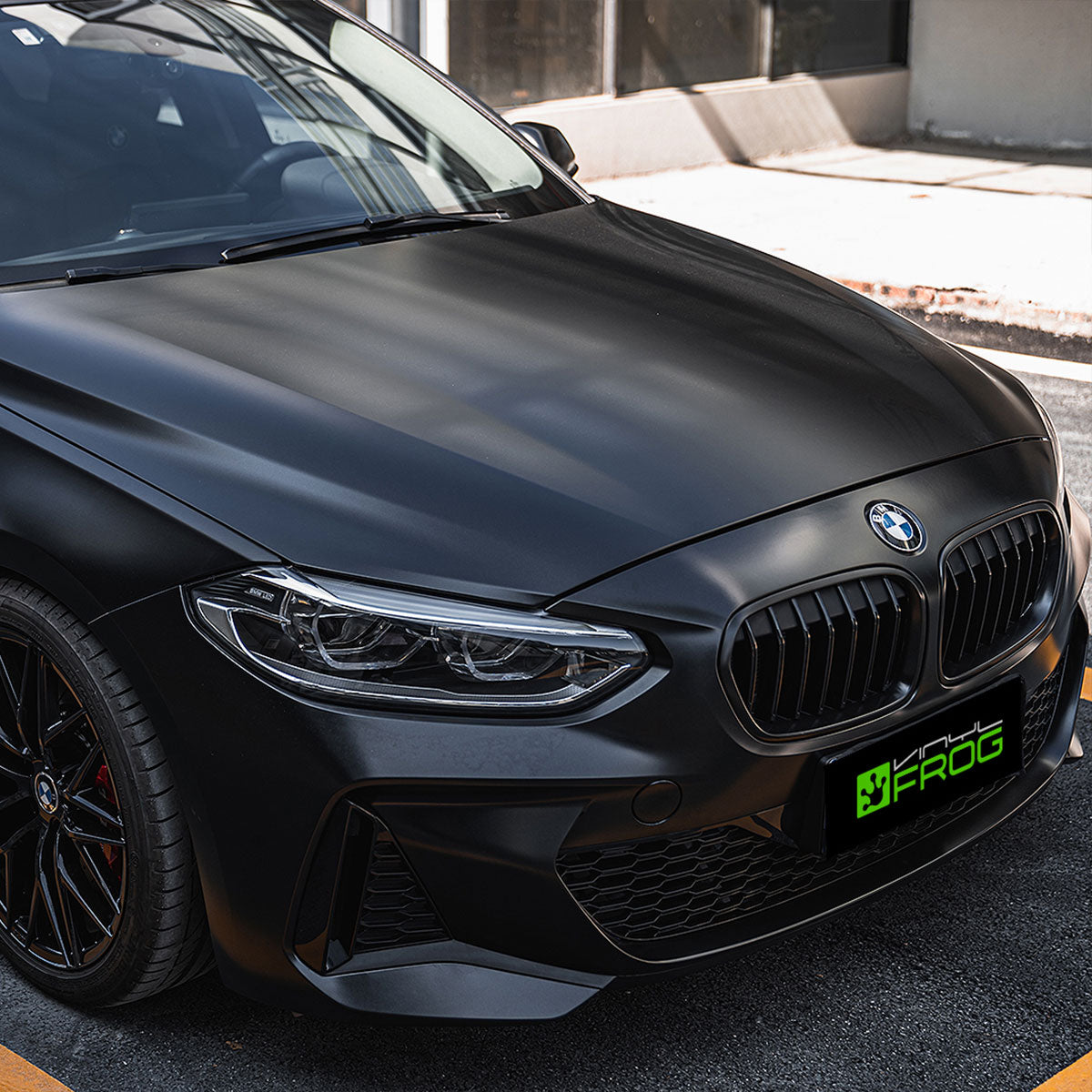 Matte Metallic Pearl Black Vinyl Wrap