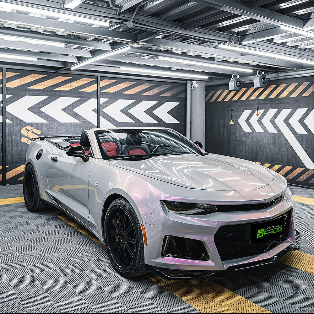 Candy Metallic Gray Pink Vinyl Wrap