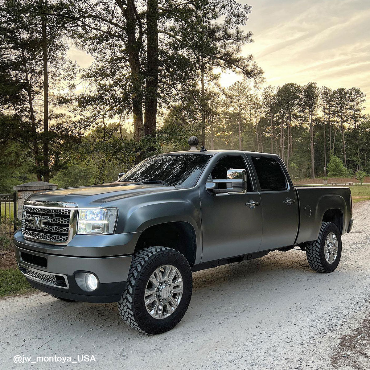 Matte Metallic Titanium Gray Vinyl Wrap