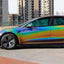 Rainbow Metallic Majestic Dark Gray Vinyl Wrap