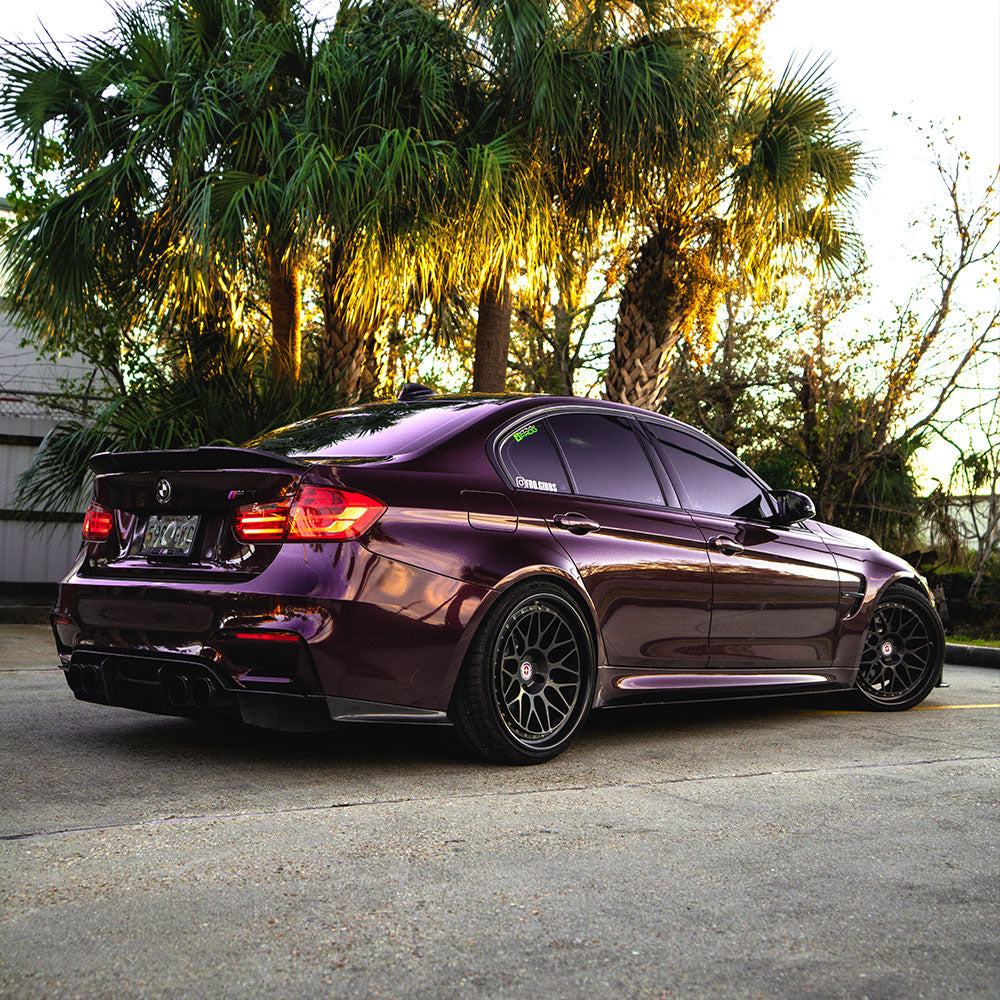 Glossy Metallic Plum Purple Vinyl Wrap