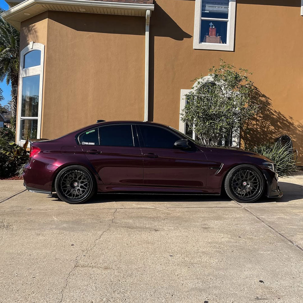 Glossy Metallic Plum Purple Vinyl Wrap