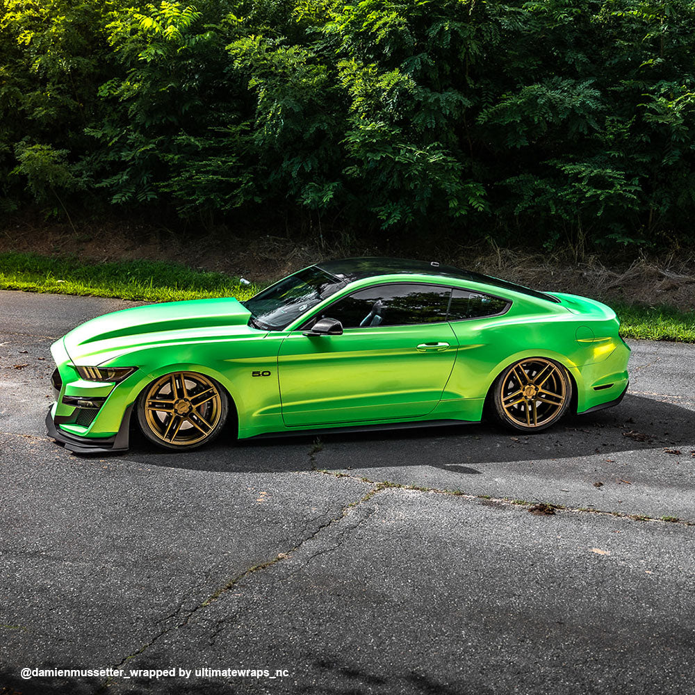 Candy Metallic Neon Green vinyl wrap