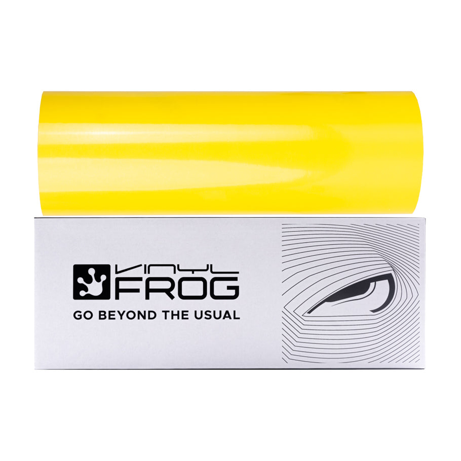 Golden Yellow Headlight Film with Air Channel Paper Liner