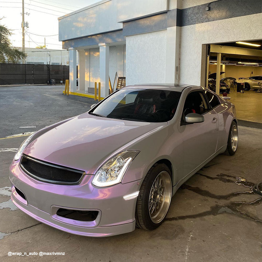 Candy Metallic Gray Purple vinyl wrap