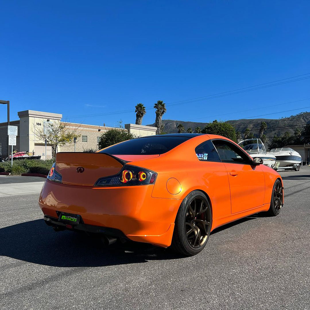 Candy Metallic Neon Orange Vinyl Wrap