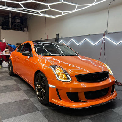 Candy Metallic Neon Orange Vinyl Wrap