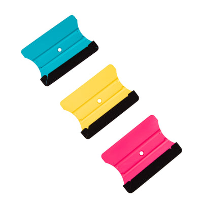 Blue & Pink & Yellow Squeegee for Car Vinyl Installation