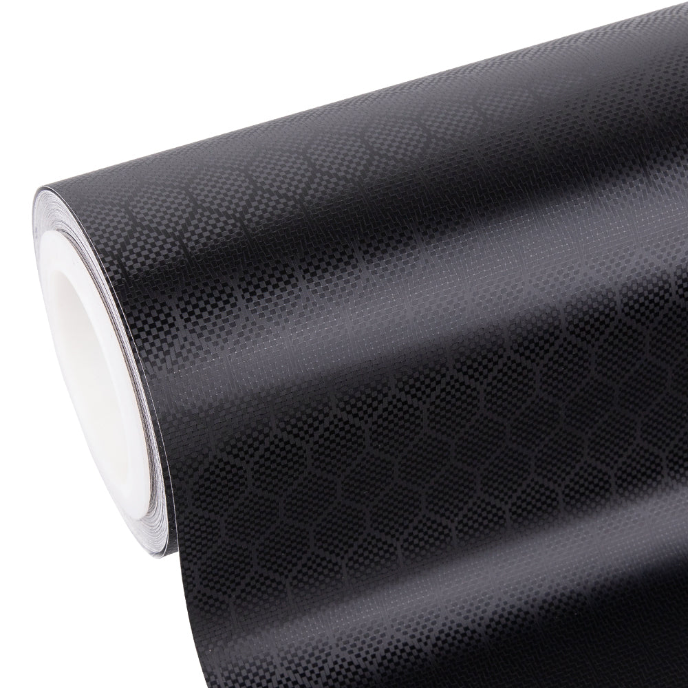 Hexa Black Carbon Fiber Vinyl Wrap