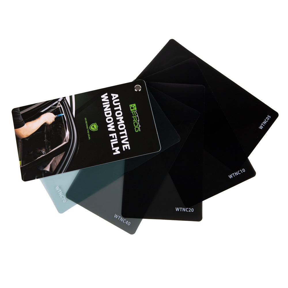 Automotive Window Film Swatch Book with 5 Colors