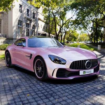 Glossy Metallic Passion Pink Vinyl Wrap