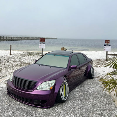 Glossy Metallic Victoria Violet Vinyl Wrap