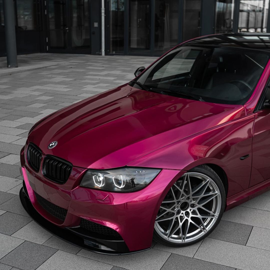 Glossy Metallic Rubellite Purple Vinyl Wrap