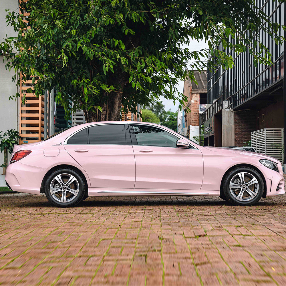 Super Glossy Pale Pink Vinyl Wrap