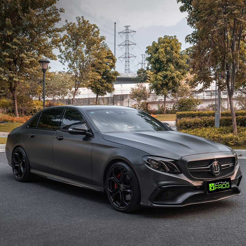 Matte AMG Gray Vinyl Wrap