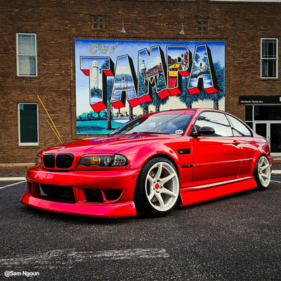 Glossy Metallic Vampire Red Vinyl Wrap