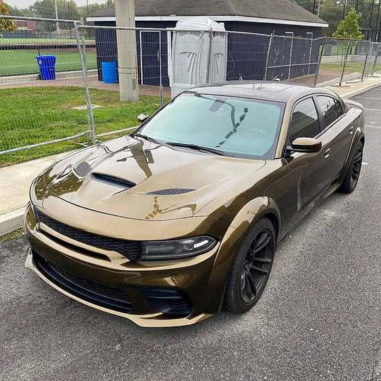 Glossy Metallic Midnight Gold Vinyl Wrap – vinylfrog