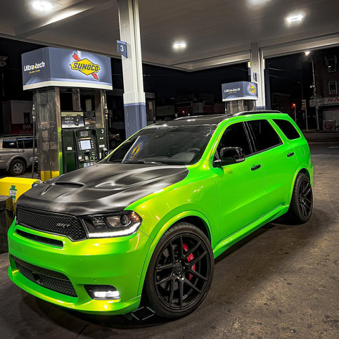 Candy Metallic Neon Green vinyl wrap