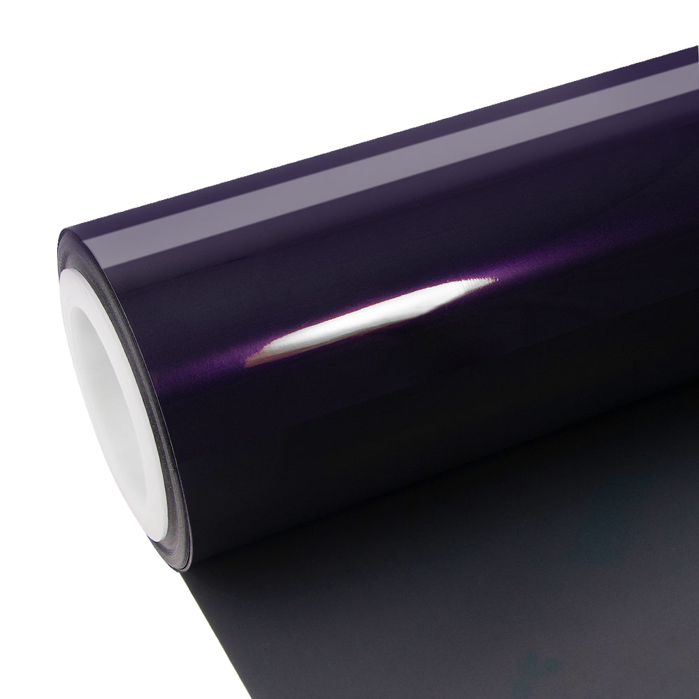 Glossy Metallic Midnight Purple Vinyl Wrap