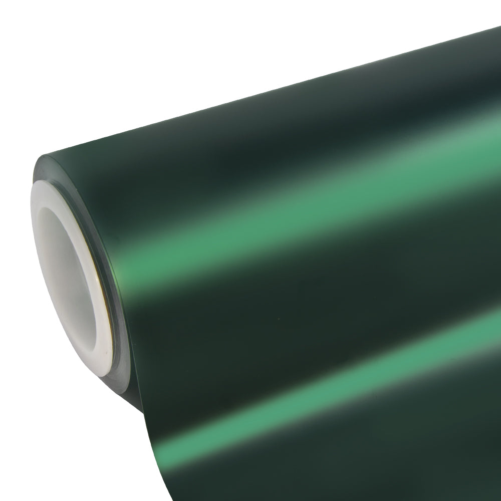 Satin Chrome Silk Green Vinyl Wrap