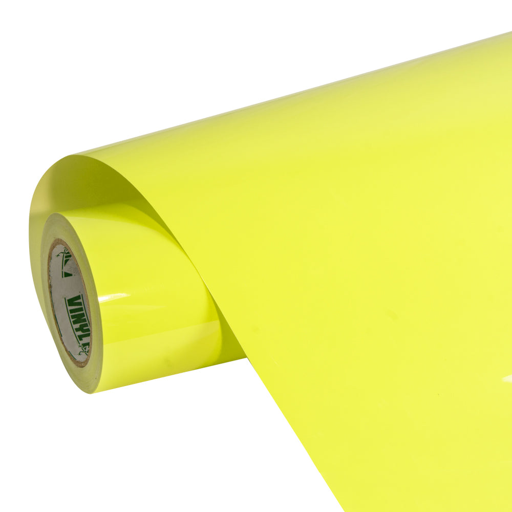 High Glossy Chartreuse Yellow Vinyl Wrap