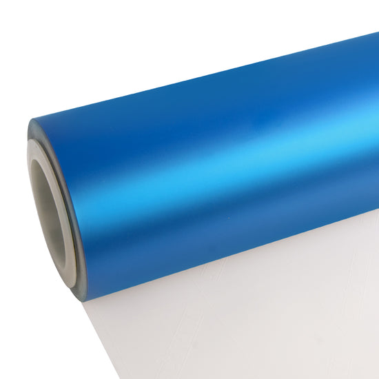 Satin Chrome Silk Azure Vinyl Wrap – vinylfrog