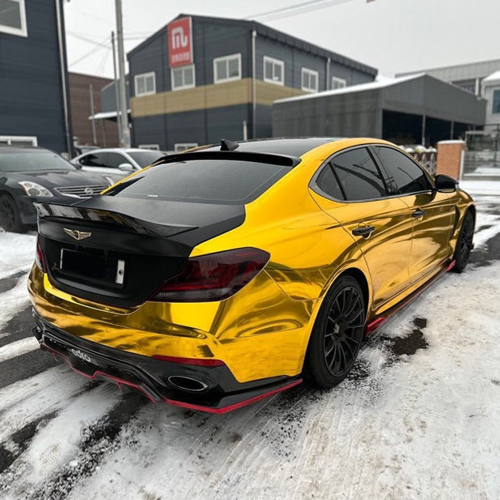 💎B O U J E E 💎 Check out this tricked out Gold Chrome Printed Roof Wrap  in the classic Louis Vuitton pattern. So Fancy Sauce! Hang tight, we've got  an, By Vinyl Vixen Wraps