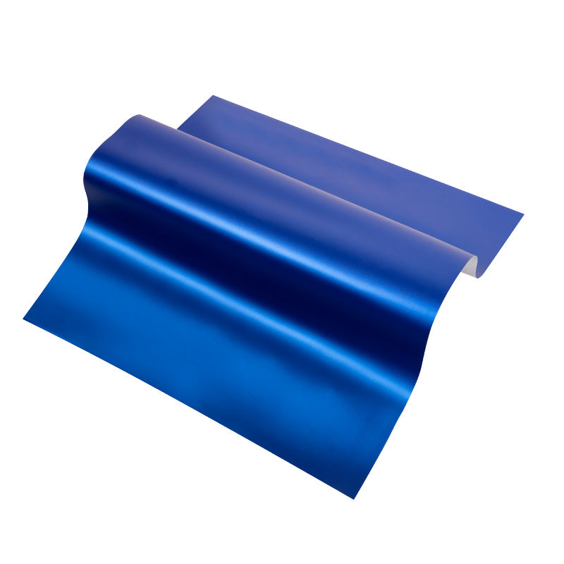 Satin Chrome Silk Ultramarine Vinyl Wrap