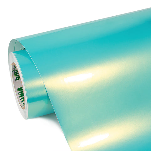 Candy Metallic Neon Ice Blue Vinyl Wrap.